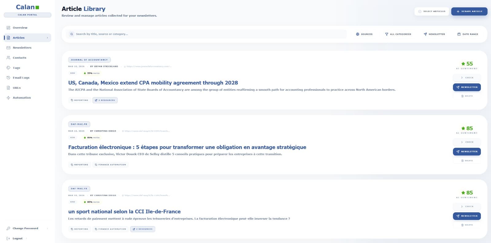 AI-Driven Marketing Architecture for Payroll Newsletter screenshot 4
