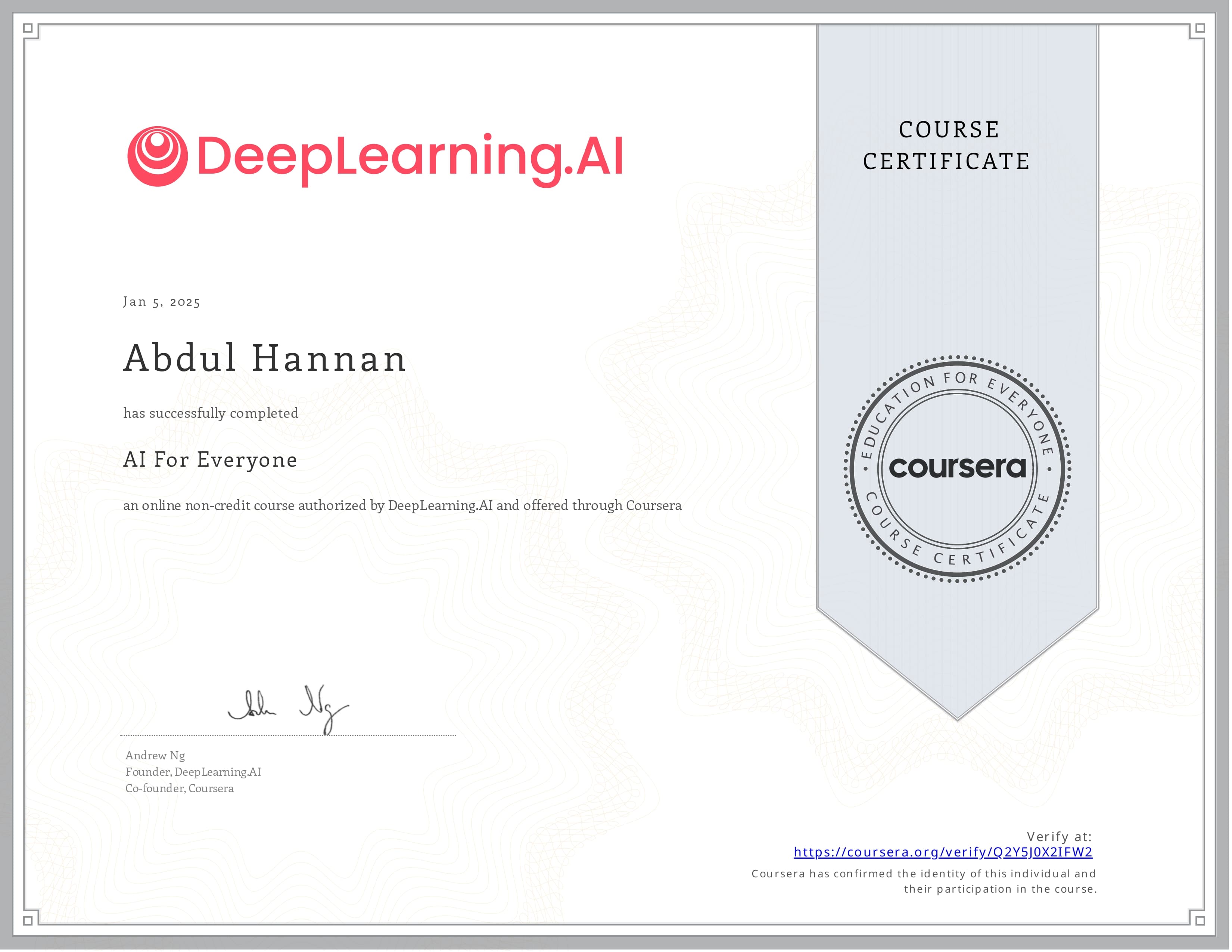 AI For Everyone